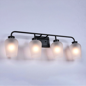 Lampes murales modernes pour salon, métal + verre, lumière blanc chaud 2700K, commande par interrupteur, variateur d'intensité, design de lumières, culot E12 - Product Image 2