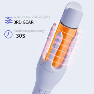 <span class=keywords><strong>Plancha</strong></span> de Pelo Giratoria Automática 2 <span class=keywords><strong>en</strong></span> 1 con Rizador, <span class=keywords><strong>Ondas</strong></span> Grandes de 32MM, Calentador <span class=keywords><strong>El</strong></span>éctrico PTC, Pantalla LED de Temperatura, Plástico - Product Image 3