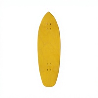 Planche de surf skate sur mesure en érable du Nord-Est à 7 plis, concave moyenne, 32x9.75 pouces, directement de l'usine