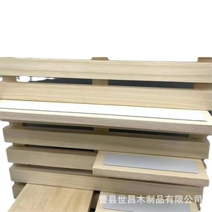 Ensemble d'étagères murales en bois avec étagères flottantes magnétiques pour l'affichage des jouets, style moderne et simple pour enfants, en bois massif - Product Image 5