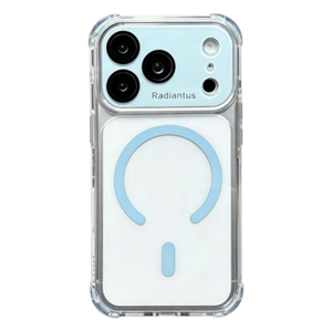 เคสโทรศัพท์ใสแม่เหล็กแฟชั่นสำหรับ iPhone 17 11 12 13 14 15 16 Pro Max 17 Air พร้อมฟิล์มเลนส์ HD กันกระแทก - Product Image 1