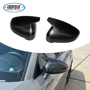 Coques de rétroviseurs latéraux en fibre de carbone véritable pour Audi A4 S4 A5 S5 style ABT, à coller sur les rétroviseurs, 2009-2011 - Product Image 4