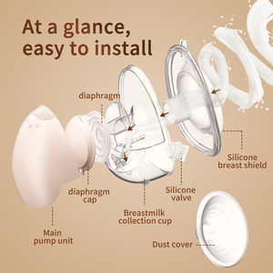 Nouveau tire-lait électrique mains libres avec application, 4 modes et fonction innovante de rappel de débordement <span class=keywords><strong>pour</strong></span> <span class=keywords><strong>l</strong></span>'<span class=keywords><strong>allaitement</strong></span> - Product Image 5