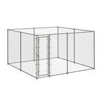 Clôture de chenil pour chiens en treillis métallique galvanisé soudé robuste, écologique, imperméable, pour intérieur/extérieur, sécurisée pour chiens, à vendre