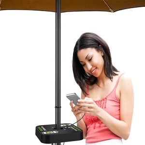 Ombrellone Solare Mobile, Parasole da Giardino a Energia Solare, Arredo per Ricarica Telefono, Ombrellone Intelligente con Pannello - Product Image 6