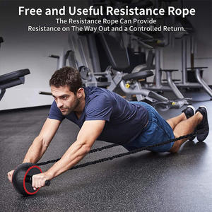 Kit de combinación de piel de neumático Ab con <span class=keywords><strong>rodillo</strong></span> muscular Abdominal antideslizante de una sola rueda para <span class=keywords><strong>Amazon</strong></span> - Product Image 4