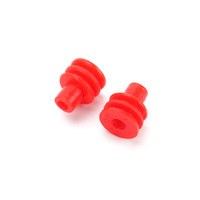 Bouchon d'étanchéité en silicone rouge 12007MFD0218 pour connecteur automobile, composant d'étanchéité