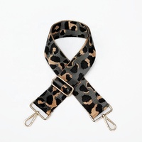 Leopar çanta askısı Crossbody çanta askısı geniş ayarlanabilir çanta askısı