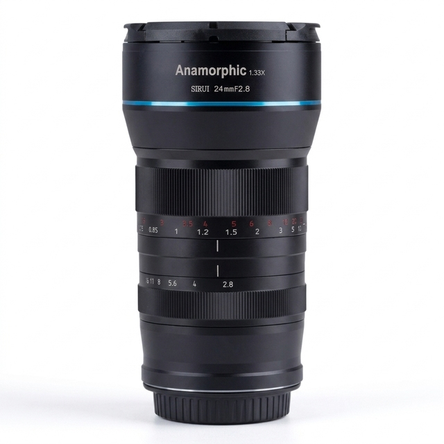 SIRUI 24mm Anamorphic Fixed Focus Lens F2.8 1.33X for Full Frame E Mount Cameras