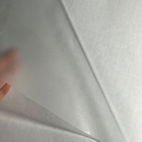 Transparent PVC holographique laminé à froid givré Film rouleau doux étanche à l'humidité autocollants décoratifs cadre Photo artisanat Logo