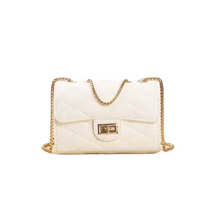 Factory customized chain small golden ball button switch women's shoulder bag fashion item