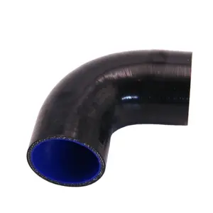 Tuyau coudé en silicone personnalisé pour intercooler turbo, radiateur 45 90 135 180 degrés, tuyau en silicone de 60mm