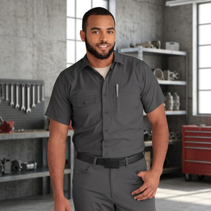Overol de Trabajo de Algodón, Traje Protector Ignífugo, Resistente a Ácidos y Álcalis, con Tira Reflectante, Uniforme de Trabajo Transpirable para Primavera - Product Image 4