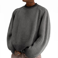 Pull vintage unisexe personnalisé pour homme, pull en tricot, pull vintage ample pour homme
