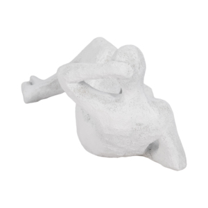 Moderna Statuetta Reclinabile in Resina per Decorazione Soggiorno, Ufficio, Mensola e Tavolino - Product Image 4