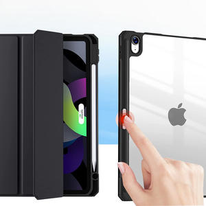 Vendita di fabbrica di alta qualità all'ingrosso acrilico con penna Slot per Tablet custodia trasparente di qualità Premium supporto per <span class=keywords><strong>accessori</strong></span> per <span class=keywords><strong>Ipad</strong></span> - Product Image 5