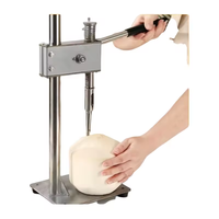 Perceuse manuelle pour noix de coco, machine à percer les noix de coco, outil d'ouverture de trous pour noix de coco jeunesse