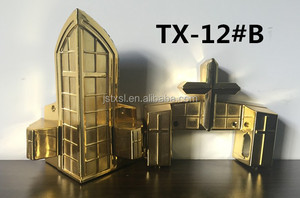 Похоронная шкатулка гроб пластиковый гроб угловая Модель 12 #-B - Product Image 4