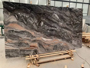 Encimera de losa de mármol marrón de Venecia Italia - Product Image 5