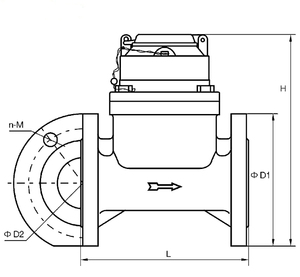 Chất lượng cao ISO 4064 <span class=keywords><strong>woltman</strong></span> Đồng hồ nước BlueClass B lạnh & Hot IP68 bảo vệ OEM tùy chỉnh - Product Image 4