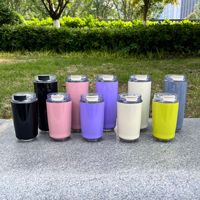 Gobelet isotherme personnalisé avec logo, 320 ml/420 ml, tasse à café thermique, nouveau gobelet en acier inoxydable avec couvercle