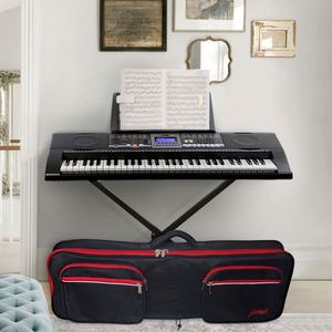BSCI Factory Customizable <b>61</b>-<b>Key</b> Electric Piano <b>Keyboard</b> with Soft Case Gig Bag for Electronic Organ Made from Durable polyester - Product Image 2