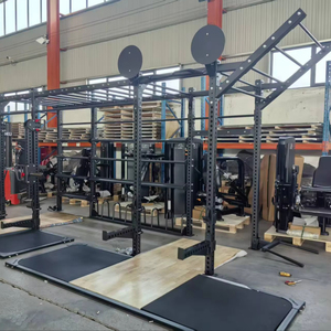Rack de Potencia para Gimnasio Fabricado en Fábrica, Rig de Pared Personalizado para Gimnasio, Jaula de Potencia Comercial para Crossfit - Product Image 1
