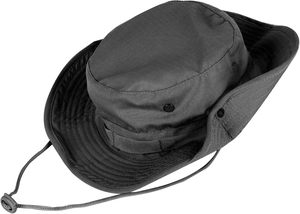 High Quality Vented Outdoor Safari Waterproof <b>Hat</b> Custom Rubber Patch <b>Bucket</b> <b>Hat</b> <b>With</b> Removable <b>String</b> - Product Image 5