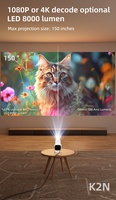 Projecteur vidéo portable Android Intelligent Mini projecteur hd Smart Proyector 150 ANSI Lumen Home Cinéma