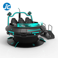 Simulateur VR 360°, chaise rotative à 360 degrés, machine de réalité virtuelle 9D, 5 places, VR Magic UFO, intérieur/extérieur, aluminium et acier