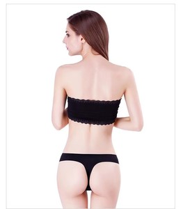 قطعة واحدة تي الظهر الخصر المنخفض انظر من خلال سراويل سلس دنة ثونجس للنساء - Product Image 3
