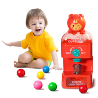 Machine à bonbons amusante en forme de dessin animé pour enfants, vente en gros à prix réduit