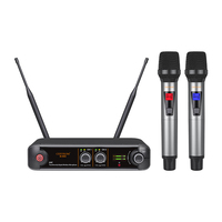 CHXYKOM IU-2033-03 Micro sans fil bidirectionnel True Diversity 60M avec suppression du rétrofeedback et connecteur XLR métallique