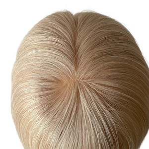 Topper capillaire pour femme en cheveux humains, base en soie 3x5, 100% vierge, lisse - Product Image 3