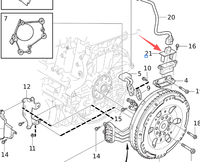 Capteur de vitesse de moteur hybride WODAN OE 31673712 pour XC90, capteur de vitesse de moteur électrique, pièces de rechange automobiles