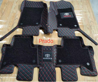 4X4Hot pressé nouveau Design Pvc cuir deux rangées tapis de sol de voiture haute qualité tapis de voiture spéciaux pour Toyota Hilux 2016-2022