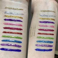 Peinture liquide scintillante multicolore non toxique pour le visage, facile à nettoyer, pour le corps, l'art facial, les festivals et les fêtes