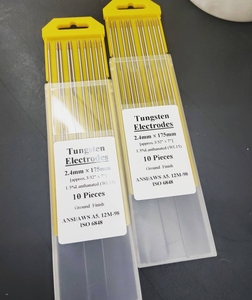 <span class=keywords><strong>Electrodo</strong></span> <span class=keywords><strong>de</strong></span> Tungsteno WL15 Tamaño 2.4/3.0mmX150/175mm para Soldadura <span class=keywords><strong>de</strong></span> Acero al Carbono, Color Dorado - Product Image 3