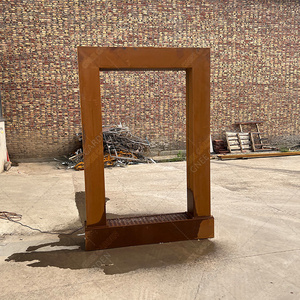 Fuente de Agua Triangular de Acero para Jardín Exterior, Portátil, con Batería y Pantalla LCD - Product Image 6