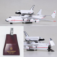 Modèle d'avion de bureau en résine ANTONOV AN-225 Mriya et Buran, échelle 1:200, 42 cm – Nouveauté, prix de gros, idéal comme cadeau