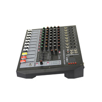Console de mixage audio USB 8 canaux ELM, interface de contrôle professionnelle pour studio, effets sonores, enregistrement, streaming, DJ