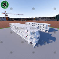 Maisons conteneurs portables à vendre Maison pliable de luxe de 40 pieds Maison d'hôtel modulaire mobile à deux étages