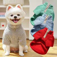 Manteau de loisirs en polyester style urbain, vêtements d'hiver en polaire pour animaux de compagnie, accessoires pour chiens et chats, Corgis, Bouledogues français
