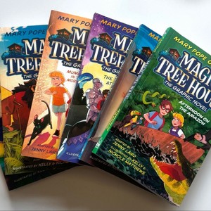 Magic Tree House: Serie Completa di 7 Libri a Colori, Storie d'Avventura in Inglese per Bambini con Copertina Rigida in Cartone di Alta Qualità - Product Image 1