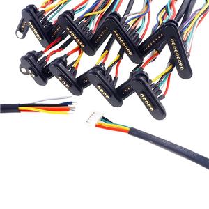 磁性Pogo引脚连接器USB充电电缆数据2 3 4 5 6 7 8 9极<span class=keywords><strong>2.2</strong></span>毫米网格3A防水垫线束 - Product Image 5