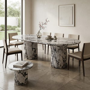 Newstar Stone Furniture Calacatta Viola Coffee <strong>Table</strong> Living Room Customized Luxury Natural Marble <strong>Elephant</strong> White Coffee <strong>Table</strong> - Product Image 1