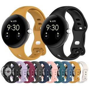 Correa de silicona para reloj, pulsera de silicona con hebilla de mariposa, producto de tendencias para <span class=keywords><strong>Google</strong></span> Pixel - Product Image 2