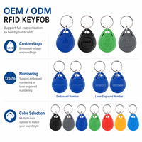 Niedrigen Frequenz 125 KHZ RFID Keyfob EM4100 Keychain RFIDKey Tag für Access Control system