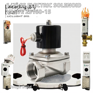 Valvola Solenoide Elettrica Pneumatica in Acciaio Inossidabile a 2/2 Vie, 1/2 Pollice, ad Azione Diretta, Normalmente Chiusa, AC220V DC24V, per Acqua - Jery - Product Image 2