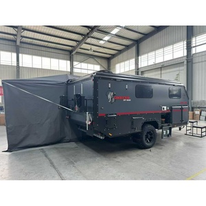 <span class=keywords><strong>Caravane</strong></span> <span class=keywords><strong>hybride</strong></span> aérodynamique légère à profil bas <span class=keywords><strong>avec</strong></span> toit relevable tout-terrain pour un remorquage facile, prête à être expédiée - Product Image 4